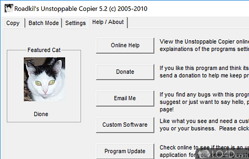 Backup options - Screenshot of Unstoppable Copier