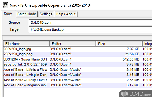 Software program that helps you recover data from scratched - Screenshot of Unstoppable Copier