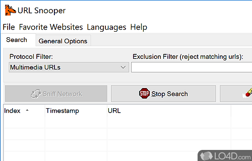View the URL for video file - Screenshot of URL Snooper