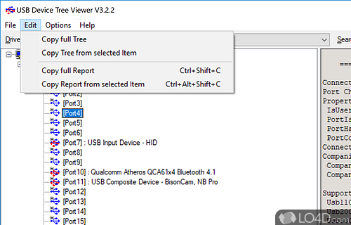 USB Device Tree Viewer screenshot