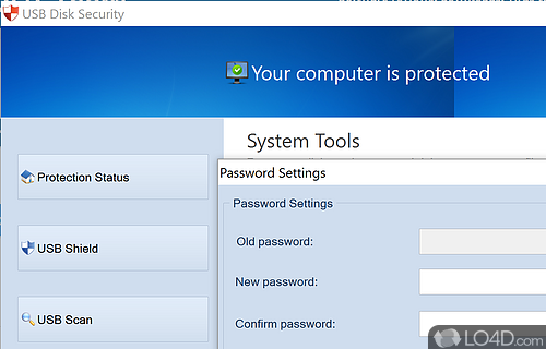 Protect your computer from viruses - Screenshot of USB Disk Security