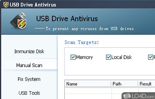 USB Drive Antivirus Screenshot