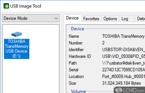 USB Image Tool Screenshot