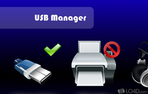 Manage USB ports and devices - Screenshot of USB Manager