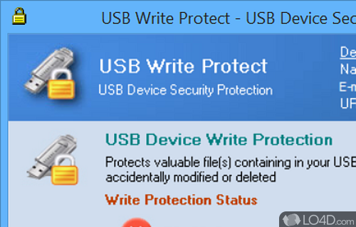 USB Write Protect Screenshot