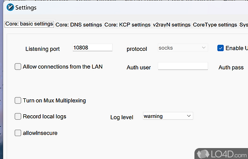 Manage your V2Ray servers - Screenshot of v2rayN