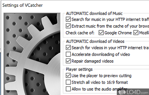 Convert them to work with other devices - Screenshot of VCatcher
