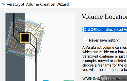 Generate several encrypted drives - Screenshot of VeraCrypt