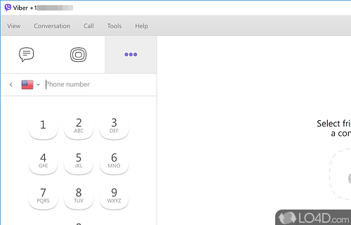 Messaging and calling app - Screenshot of Viber for Windows