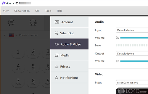 Multi-platform capabilities - Screenshot of Viber for Windows