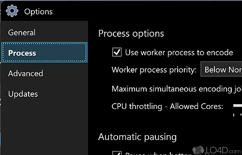 Configure the encoding of video files - Screenshot of VidCoder