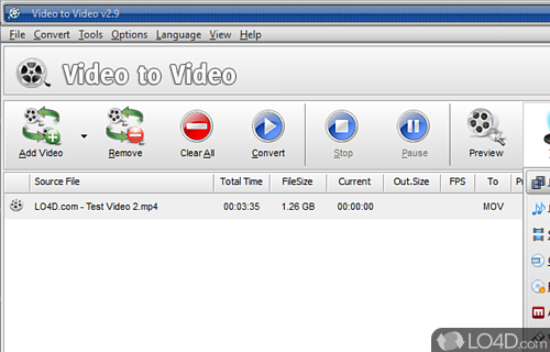 Much more than a converter - Screenshot of Video to Video Converter Portable