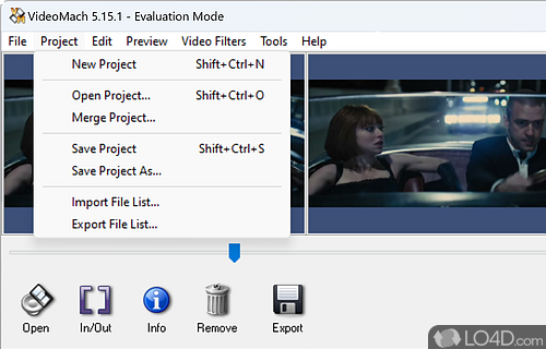 Handle other types of multimedia files - Screenshot of VideoMach