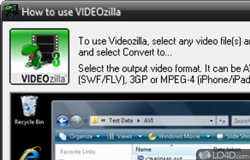 VIDEOzilla Screenshot