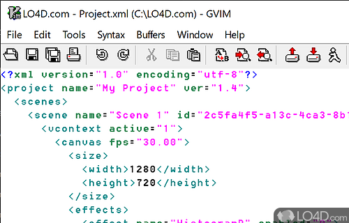 Vim for Windows Screenshot