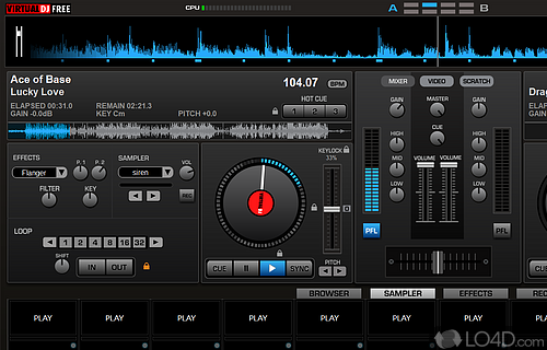 A mixing tool that enables you to work with multiple tools - Screenshot of Virtual DJ Home