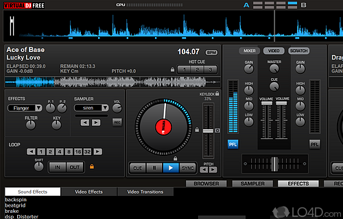 Packs several parameter editing features - Screenshot of Virtual DJ Home