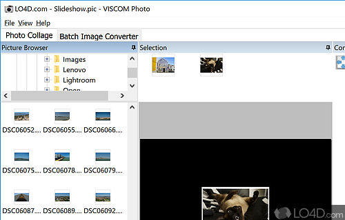 Quick setup and dual-pane GUI - Screenshot of VISCOM Photo