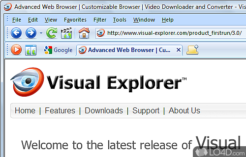 Visual Explorer Screenshot