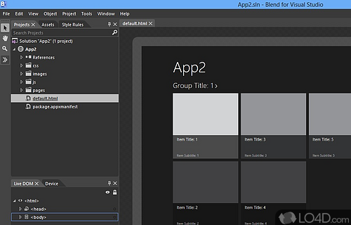 Screenshot of Visual Studio 2013 - Break through software development challenges