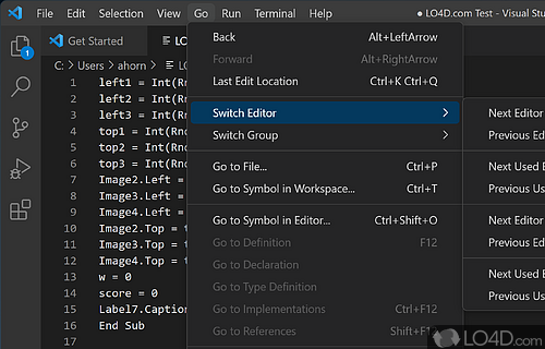 Powerful and free code editor - Screenshot of Visual Studio Code
