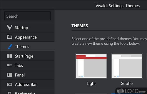 Modern browser - Screenshot of Vivaldi