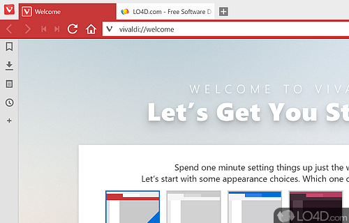 Stylish and fast web browser that provides a complex set of features and tools to get the most out of surfing the Internet - Screenshot of Vivaldi