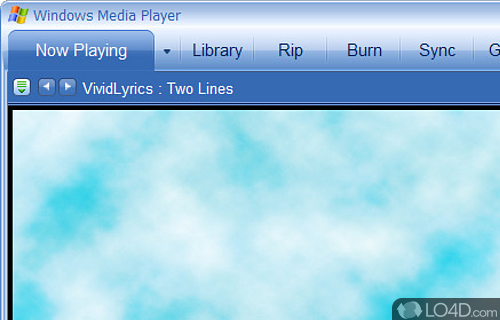 Screenshot of VividLyrics - Software solution that can sync a song with its lyrics, so have karaoke night at home