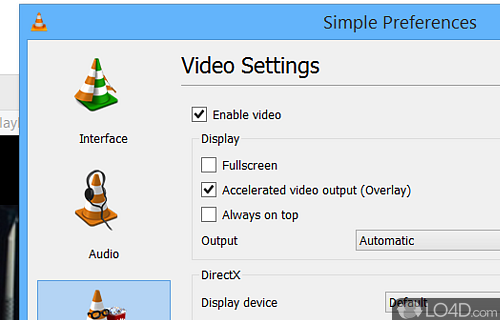 Smart decoding, - Screenshot of VLC Media Player