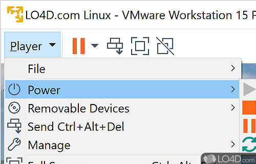 Replicate desktops - Screenshot of VMware Workstation Player