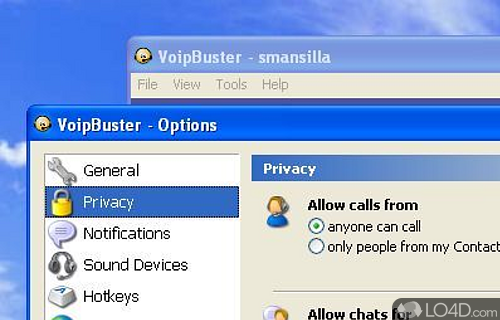 VoipBuster Screenshot