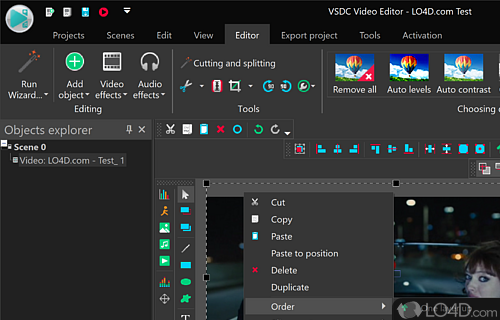 An easy-to-use video editor for Windows - Screenshot of VSDC Free Video Editor