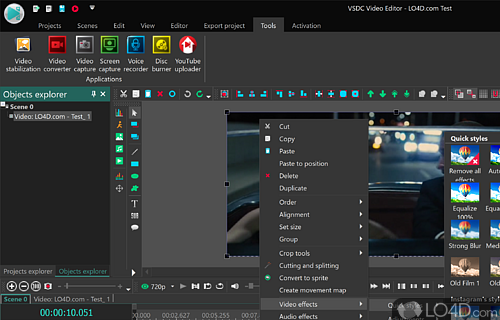 Completely free software - Screenshot of VSDC Free Video Editor