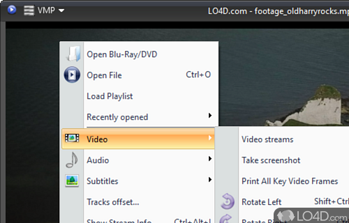 VSO Media Player Screenshot