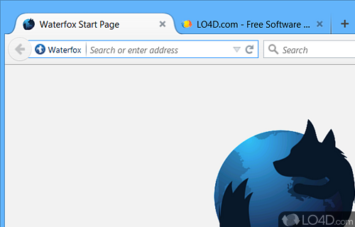 Firefox-based Internet browser optimized and compiled to help users take full advantage of their fast - Screenshot of Waterfox Portable