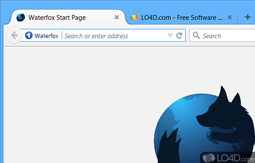 Web browser compatible with Firefox addons - Screenshot of Waterfox