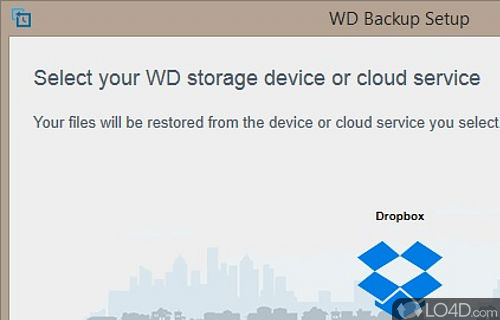 WD Backup Screenshot