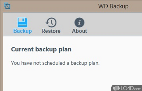 WD Backup Screenshot