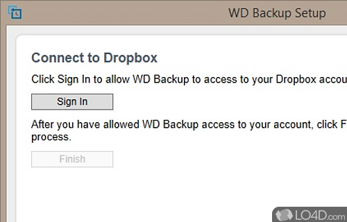 WD Backup Screenshot