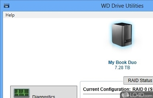 WD Drive Utilities Screenshot