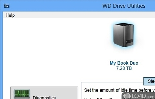 WD Drive Utilities Screenshot