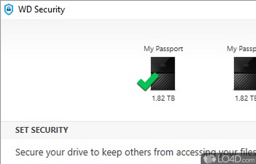 WD Security Screenshot