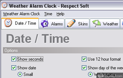 Weather Clock Screenshot