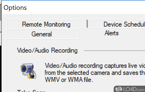 Turn Your PC and Camera Into a Video Monitoring and Surveillance System - Screenshot of WebCam Monitor