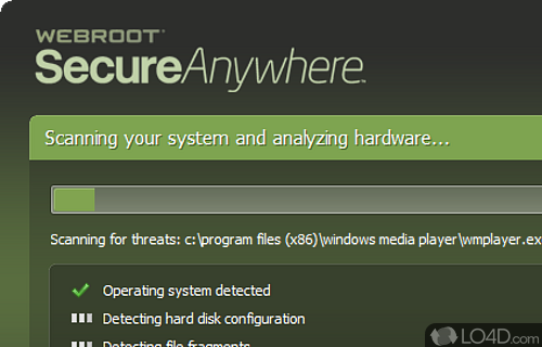 See the security and performance problems on a computer - Screenshot of Webroot System Analyzer