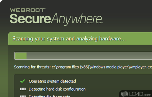 Webroot System Analyzer Screenshot