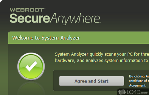 Webroot System Analyzer Screenshot