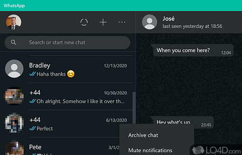 Smooth design - Screenshot of WhatsApp for PC