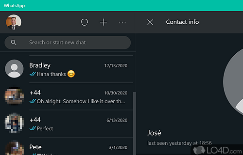 Seamlessly sync WhatsApp chats to any PC - Screenshot of WhatsApp for PC