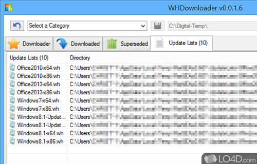 WHDownloader Screenshot